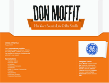 Tablet Screenshot of donmoffit.com